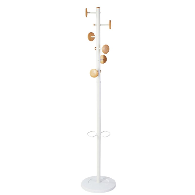 ALBA kapstok 'MUSIC', hoogte 1.750 mm, wit